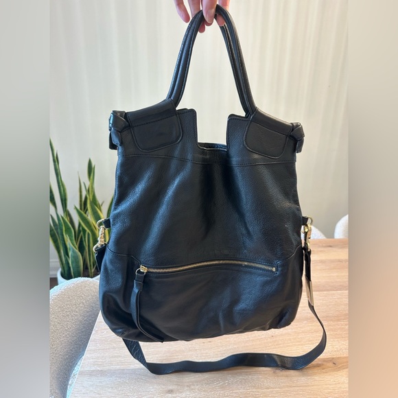 Foley + Corrina leather tote purse, convertible - Picture 8 of 11